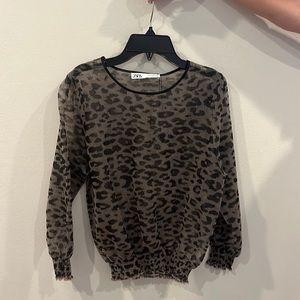 Zara See-Through Blouse